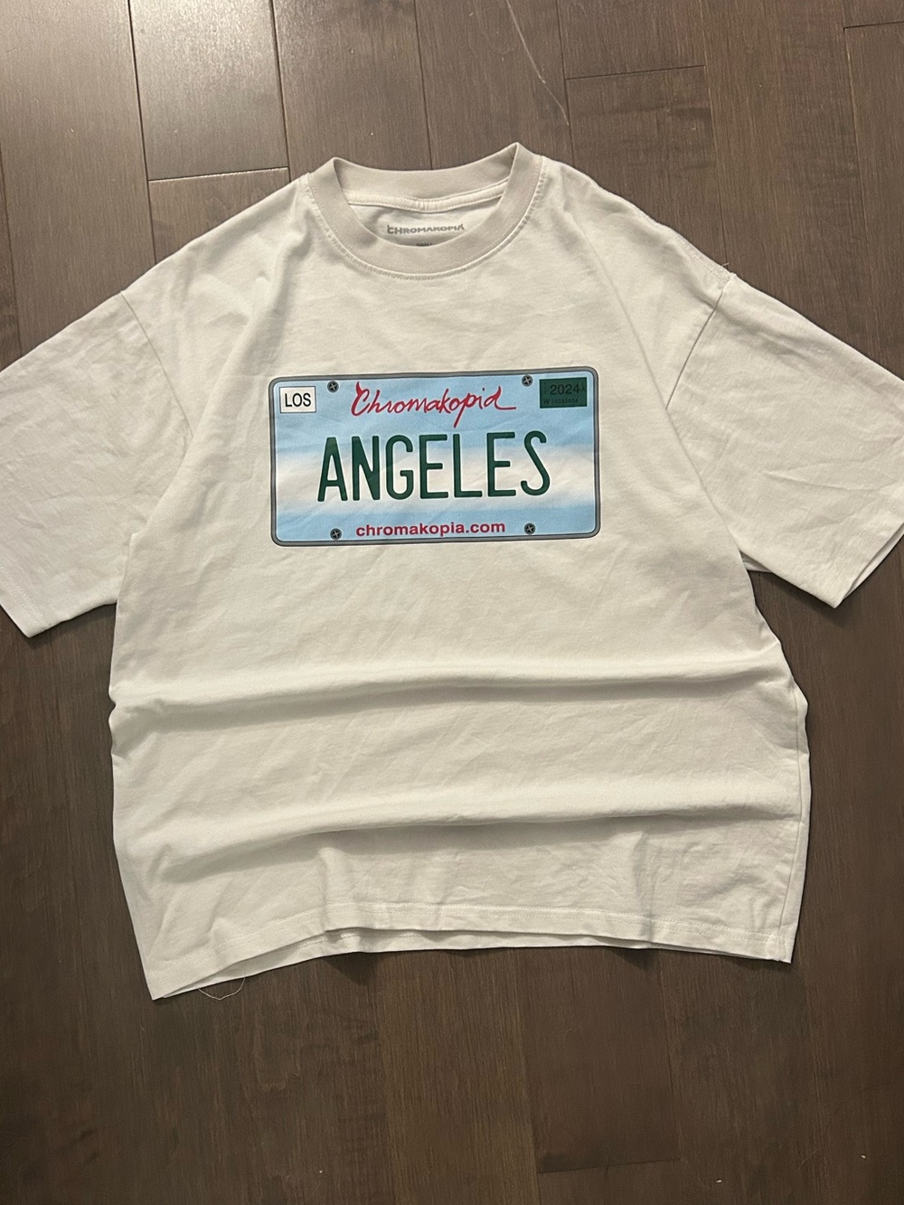 'Angeles' Graphic Tee - White